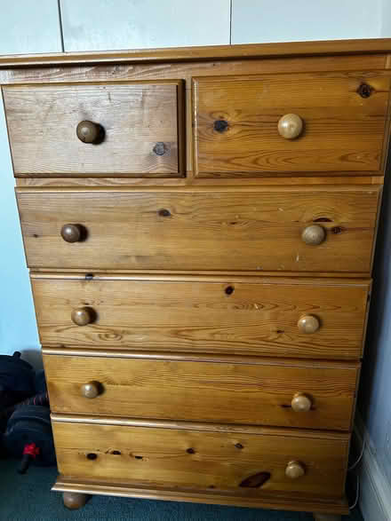 Photo of free Antique style pine chest of drawers (Chislehurst BR7) #1