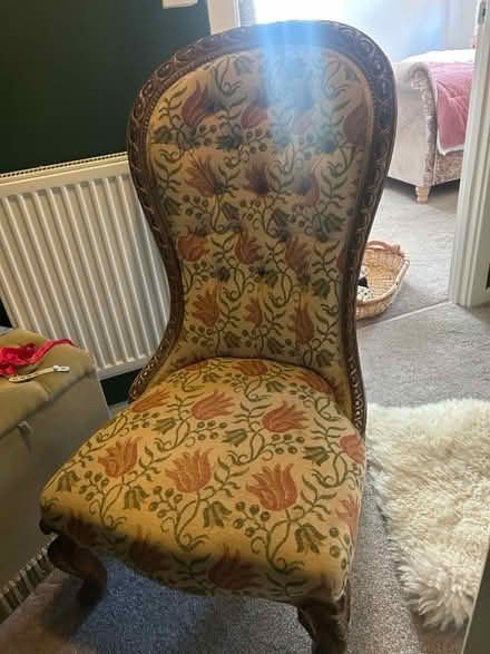 Photo of free Bedroom chair (Wickham PO17) #1