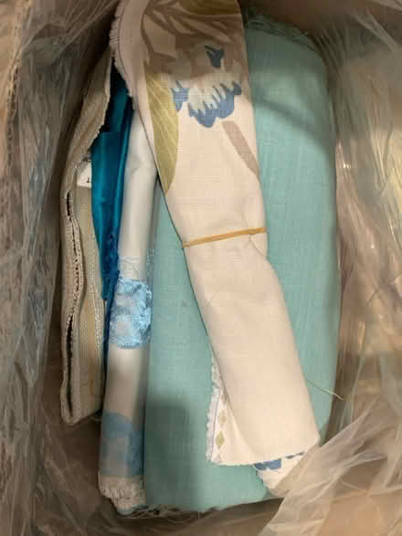 Photo of free Teal/beige fabric mixed bundle (Central Watford WD17) #2