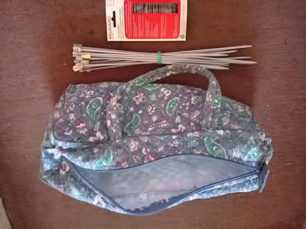 Photo of free quilted cloth knitting bag. (Twerton BA2) #1
