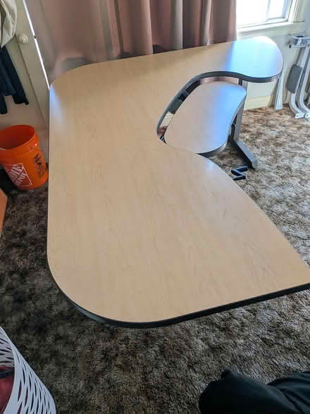 Photo of free large sturdy desk (Webster and Lincoln area) #1
