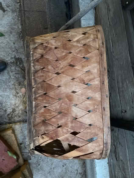 Photo of free Antique birch basket (North Willow Glen , San Jose) #3