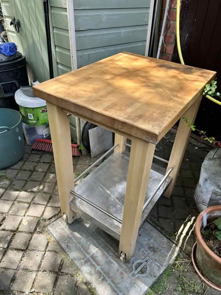 Photo of free Butchers' block trolley (Long Melford CO10) #1