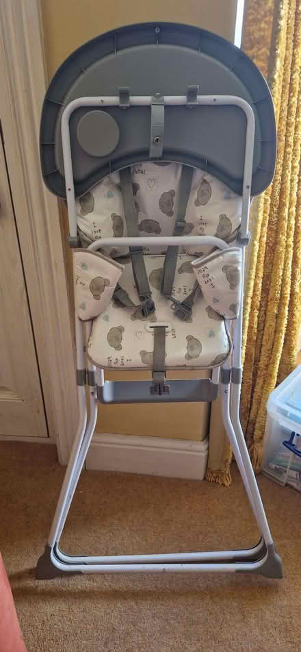 Photo of free High chair. Folds up flat. (Walkley S6) #3