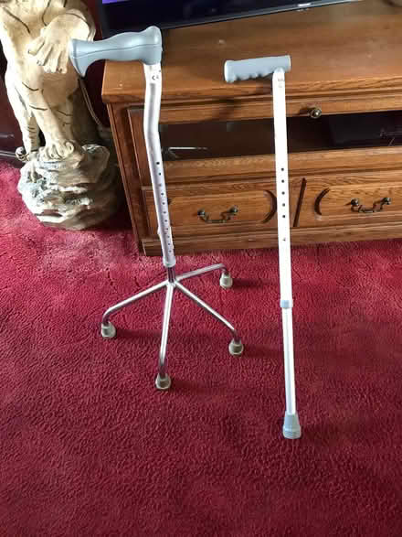 Photo of free 2 Adjustable walking sticks (CB1) #1