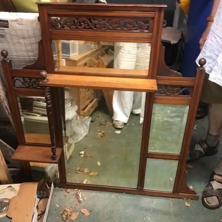 Photo of free Victorian Overmantel Mirror (ME13) #1