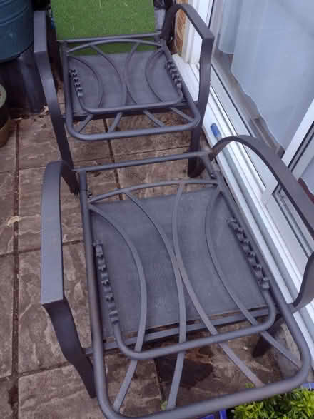 Photo of free Metal garden chairs (Bracknell freegle RG12) #2