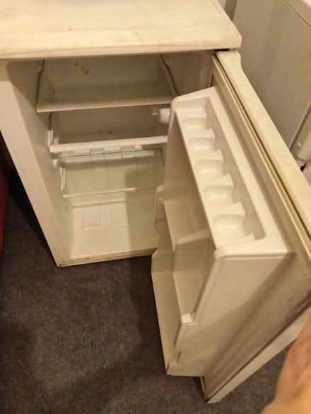 Photo of free Working small fridge and freezer (Bradford BD4) #4