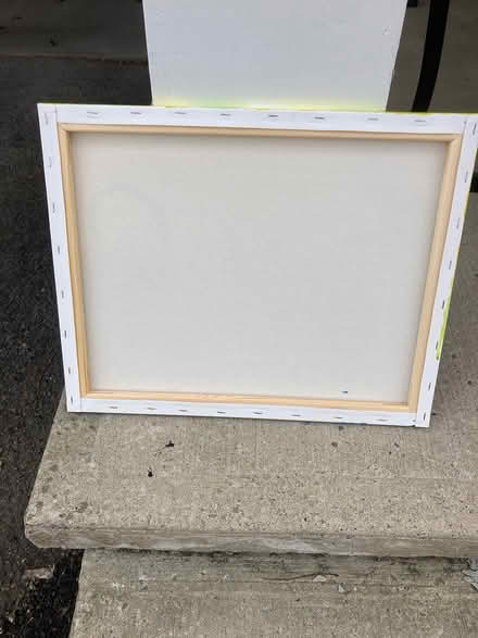 Photo of free Canvas with acrylic paint 16x20" (Crystal Beach) #2