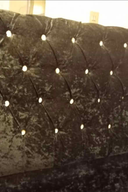 Photo of free Headboard Suede dimontee Double (Locksmith BR6) #1