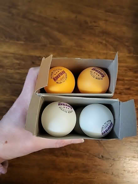 Photo of free Table tennis ping pong balls (Oxford OX1) #2