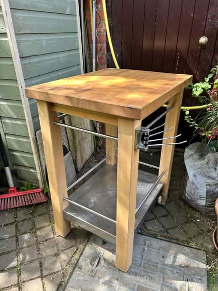 Photo of free Butchers' block trolley (Long Melford CO10) #2