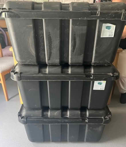 Photo of free Large storage boxes with lids (Twerton) #1