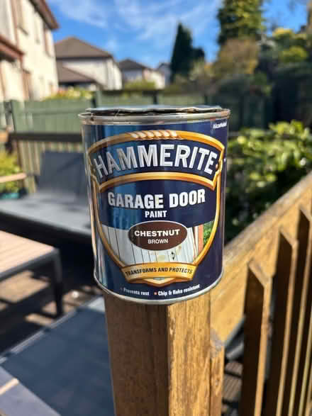 Photo of free 1/2 Tin garage door paint (FK2) #1