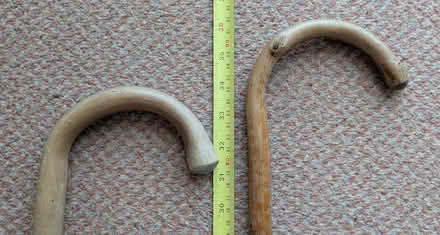 Photo of free Two wooden walking sticks (Caldy Valley CH3) #2