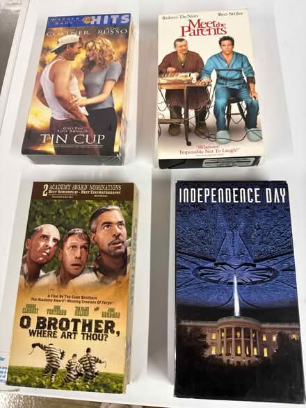 Photo of free 4 VHS Tapes (River West/West Loop) #1