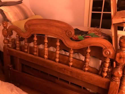 Photo of free (2) Full Bed frames (Medfield) #2