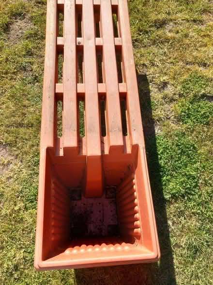 Photo of free Large sturdy plastic garden bench planter (Colchester CO1) #2