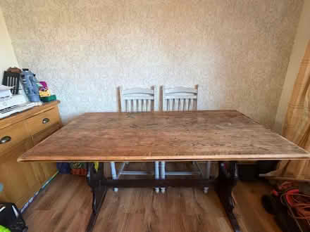 Photo of free Large solid table (Brownhills, WS8) #3