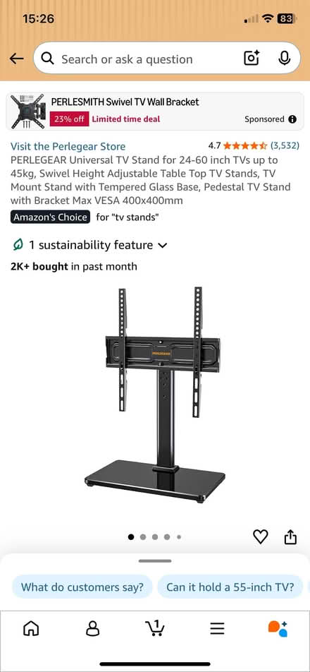 Photo of TV Stand (Overton RG25) #1