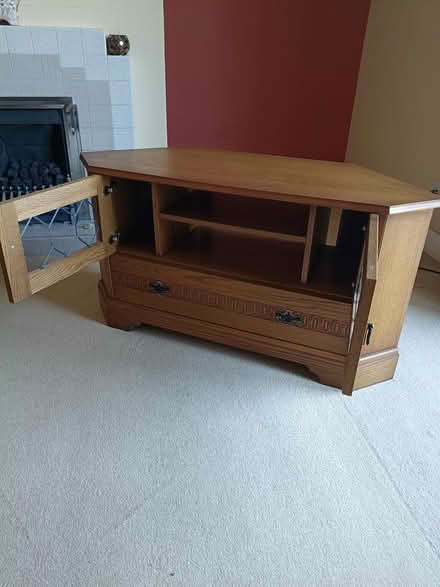 Photo of free TV corner unit (Newton St Cyres) #2