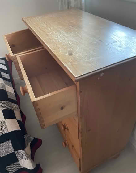 Photo of free Wooden chest of drawers (Loughton) #2