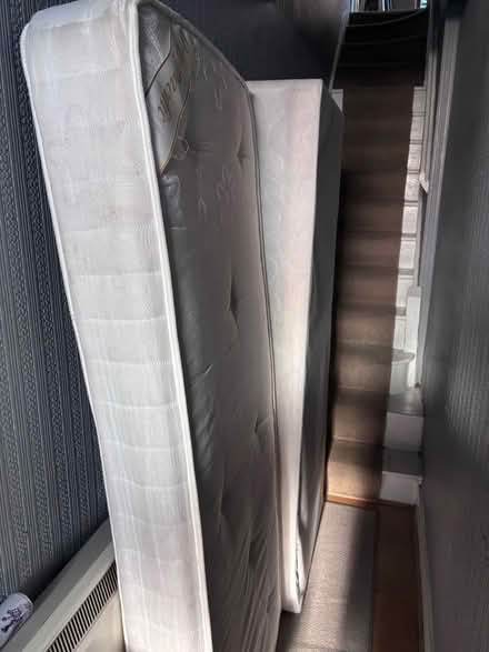 Photo of free Single Mattress with Box frame (Watford WD24) #1