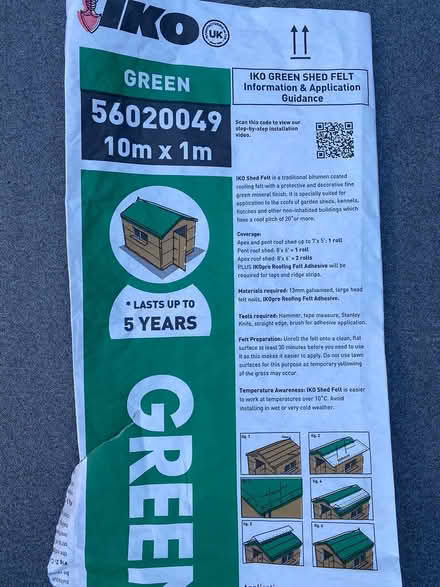 Photo of free Shed Felt (Poynton SK12) #2