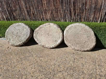 Photo of free 3 concrete stepping stones (GU12) #1