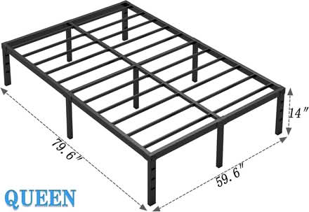 Photo of free Queen Size Metal Bed Frame (Jamaica Plain, MA) #2