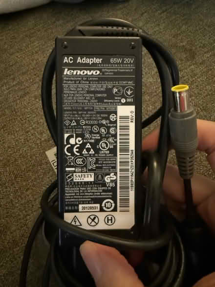 Photo of free Lenovo laptop charger 20v 65w (Rathfarnham) #1