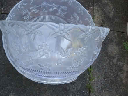 Photo of free 2 x very large plastic/acrylic party punch-style bowls 14x7" (Kempsey WR5) #3