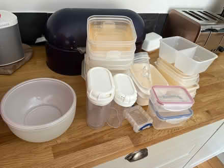 Photo of free Various plastic containers (Weston Park BA1) #2