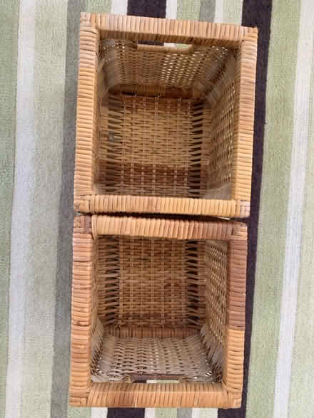 Photo of free Wicker Storage Boxes (Tilehurst RG31) #2