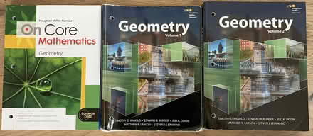 Photo of free 3 Geometry Books (lots of problems) (Los Altos) #1
