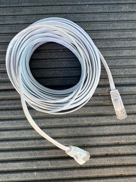 Photo of free 15 metres flat ethernet cable (St John's TN13) #1
