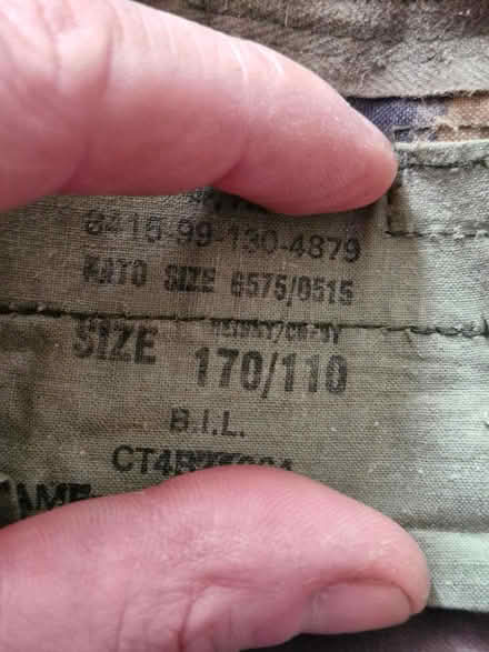 Photo of free Army Camo coat and trousers (Ipswich, IP3 IP3) #3