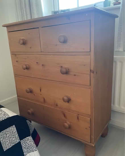 Photo of free Wooden chest of drawers (Loughton) #1