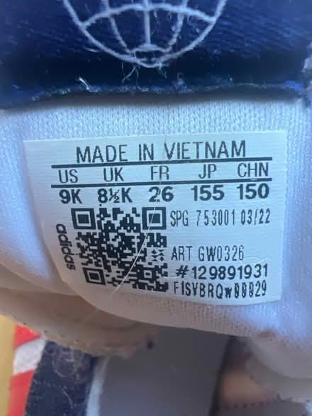 Photo of free Adidas 8 1/2 (West acton - W3) #2