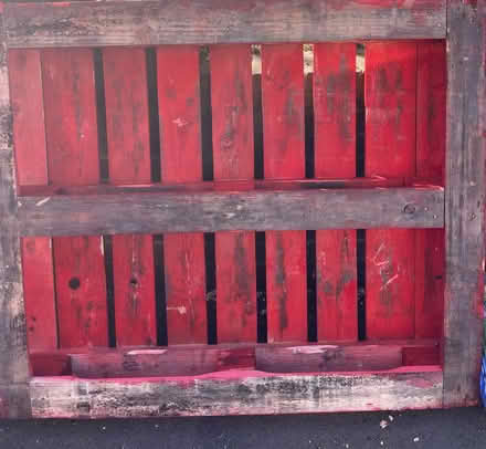 Photo of free Two pallets available, red and brown (Trinity BA11) #1