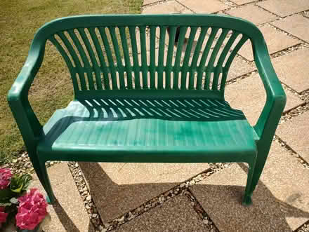 Photo of free Plastic garden bench (Kendal LA9) #1