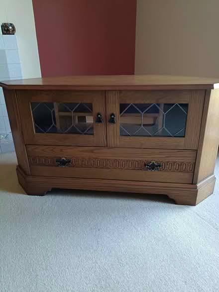 Photo of free TV corner unit (Newton St Cyres) #1