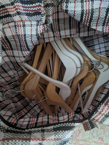 Photo of free Collection of wooden hangers (Reading RG1) #1