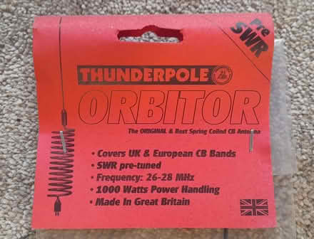 Photo of free CB Radio, aerial & Mount (Aveley RM15) #2