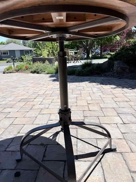 Photo of free wood bistro table (North Los Altos) #2