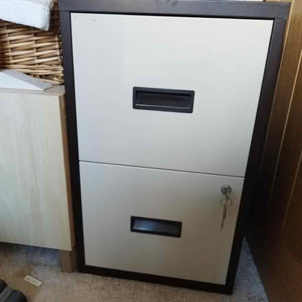 Photo of free Metal 2-drawer filing cabinet (Heacham PE31) #1