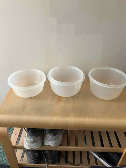 Photo of free 3 tupperware bowls (no lids) (Crystal Beach) #1