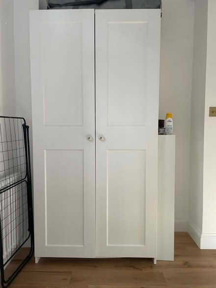 Photo of free Ikea double wardrobe (white) (Fulham SW6) #1