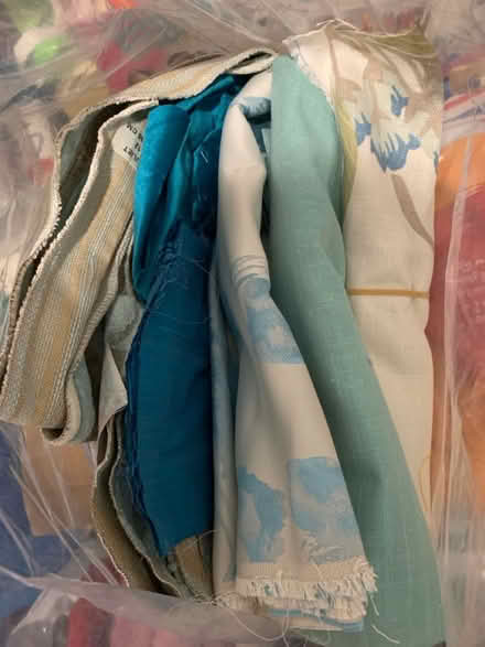 Photo of free Teal/beige fabric mixed bundle (Central Watford WD17) #1