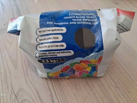 Photo of free Half Bag of Dark Grey Tile Grout (Sarisbury Green SO31) #1